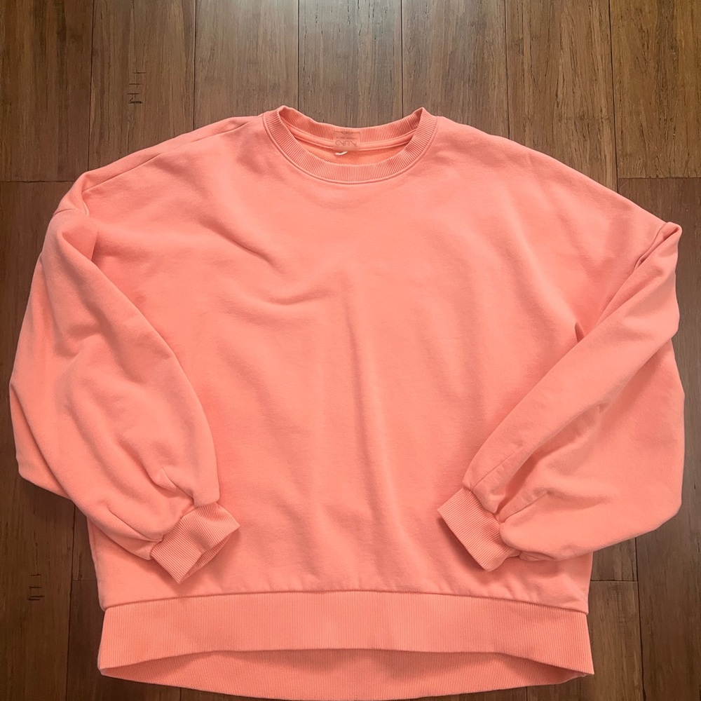 Calia Size Large Coral Colored Sweatshirt